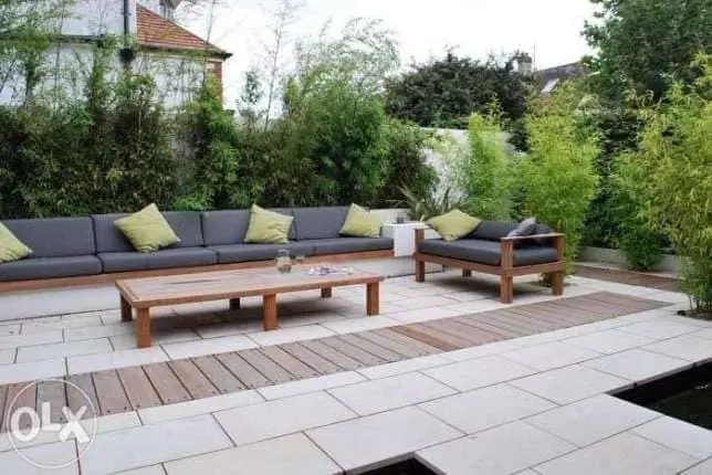 Moleanos Beige Limestone – Flamed Exterior Paving
