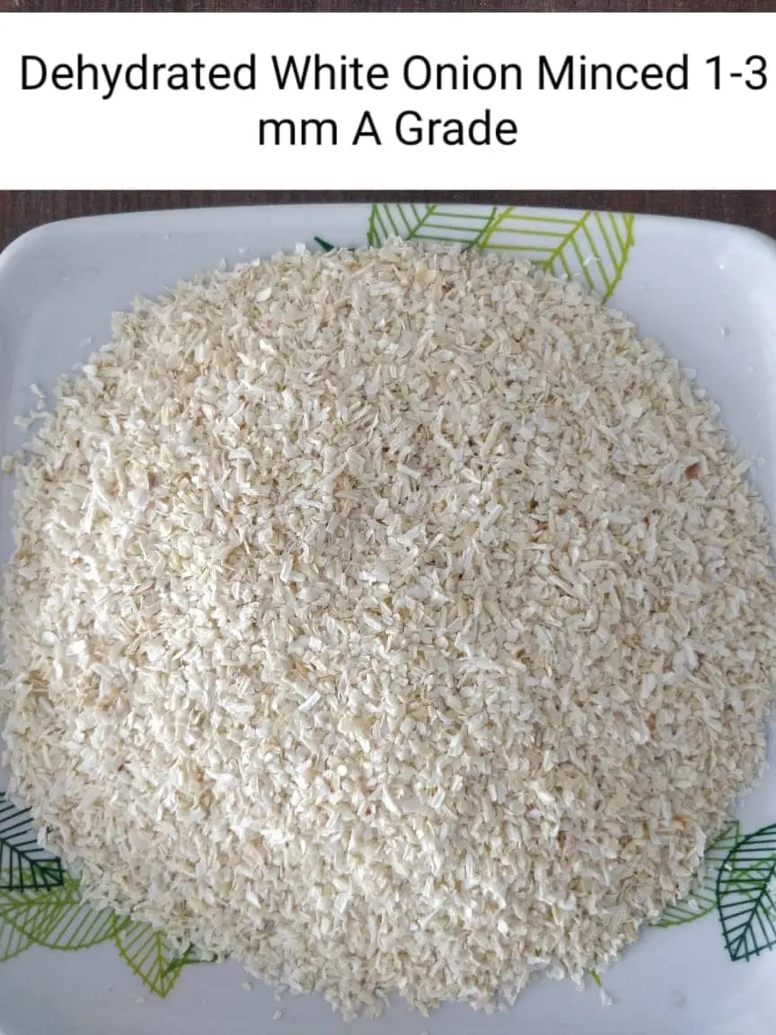 Dehydrated White Onion Minced 1-3 mm