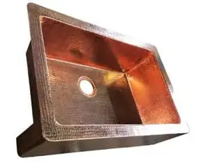 Hammered Brass Sink