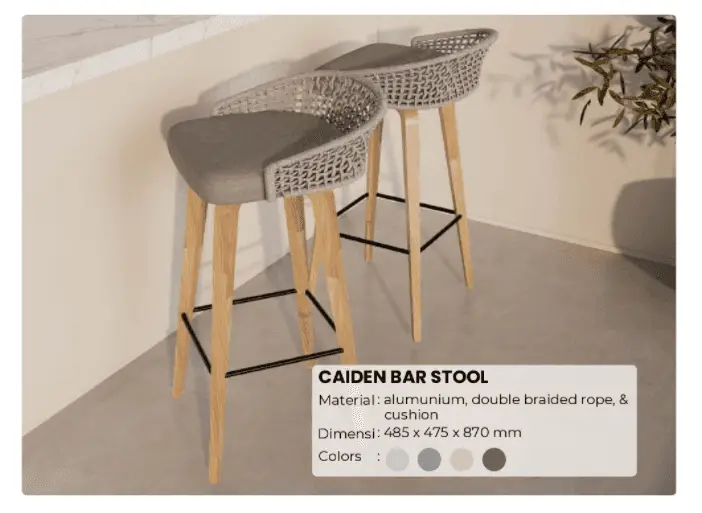 BMN LIVING – Caiden Bar Stool