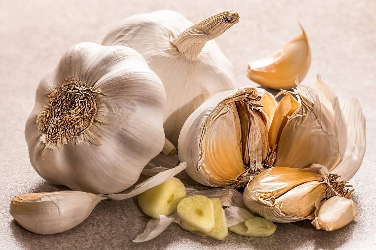 Uganda grown garlic