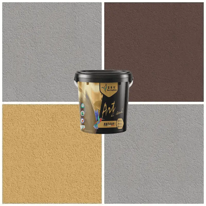 Blue Kingfisher Paint Gamazine Texture Paint Beautiful, Advanced and Durable Material