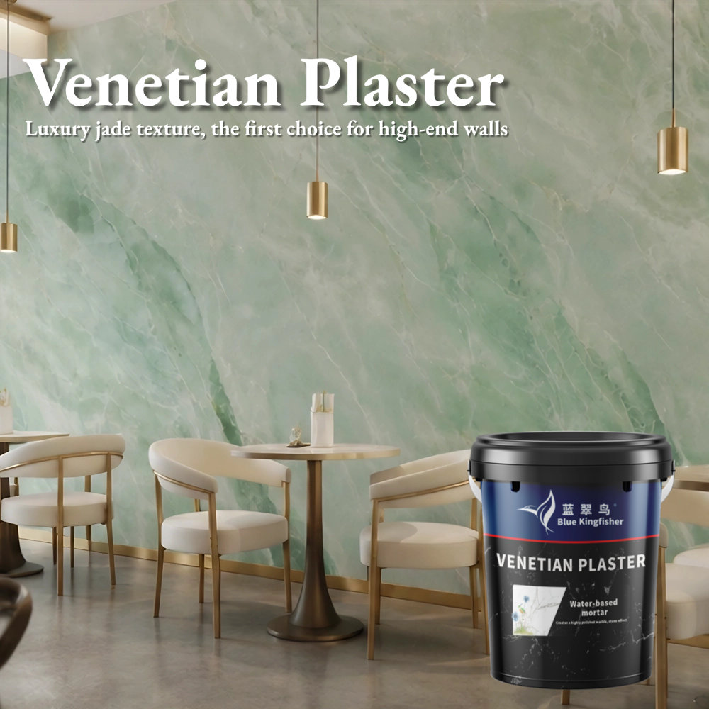 Breathable Natural Marble Powder Anti Mold Smooth Finish for Bathroom Interior Decorative Venetian Plaster Stucco