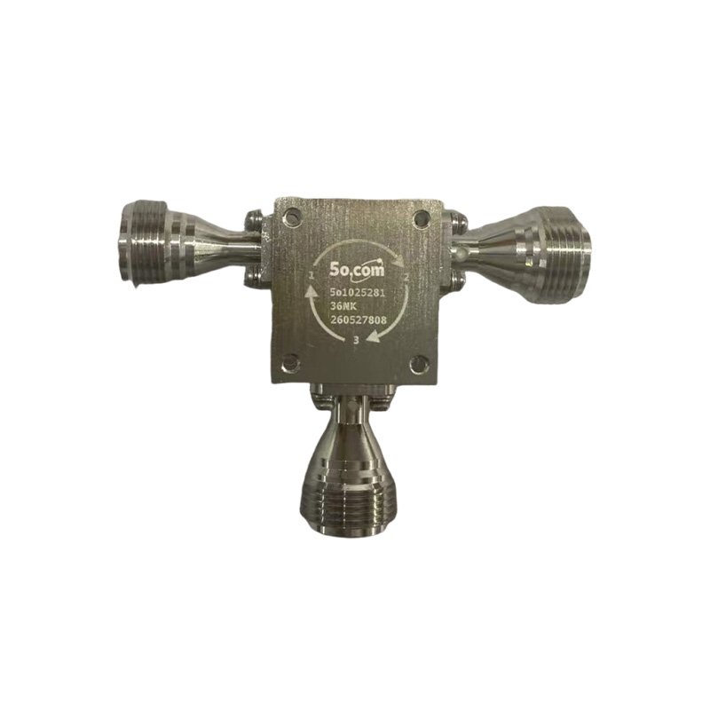 Full Bandwidth 3.0 to 6.0GHz RF Ferrite Coaxial Circulator for Base Station & Radar