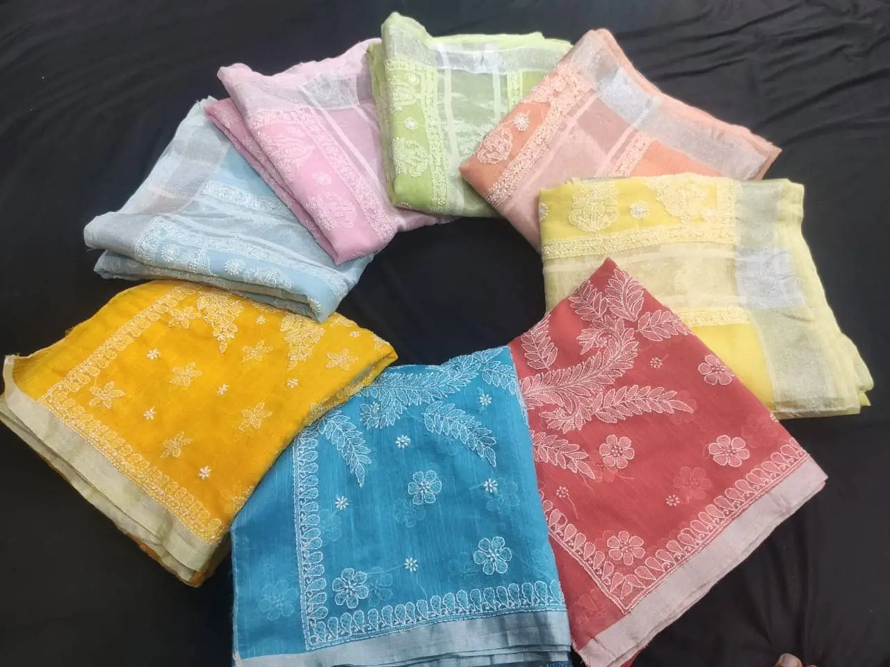 Chikankari saree