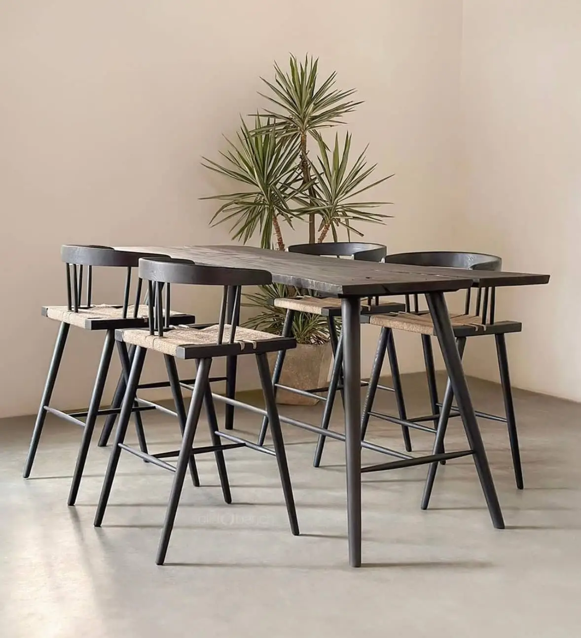 dining table with chairs